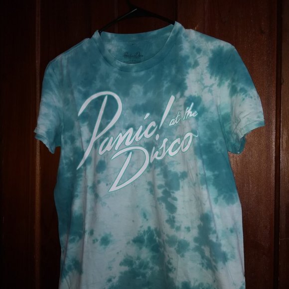 Panic at the Disco Tee // Tie Dye cloud look - Small Music Band Rock T-Shirt - Picture 2 of 2